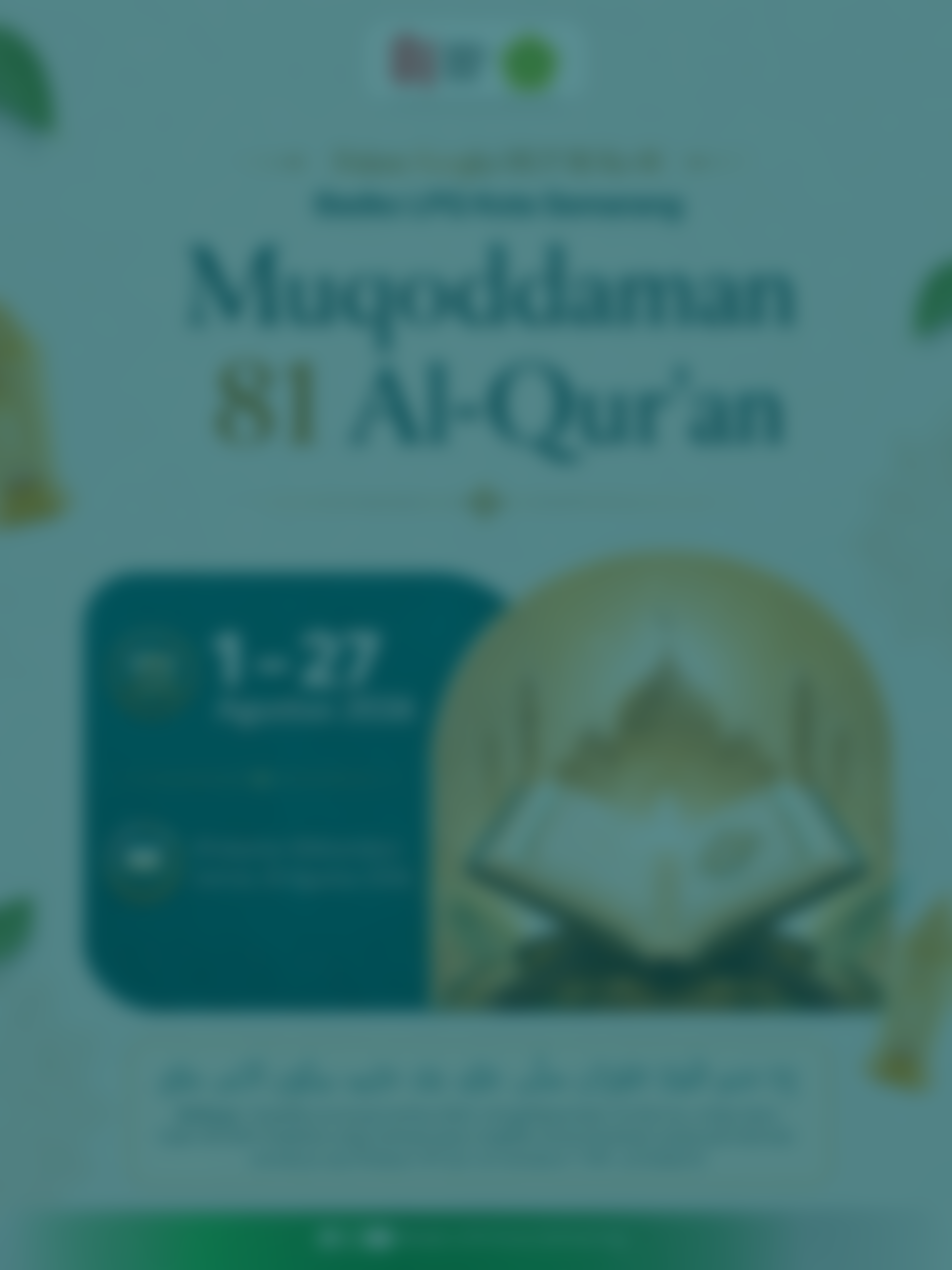 Muqoddaman quran 2026 copy HUT RI 80
